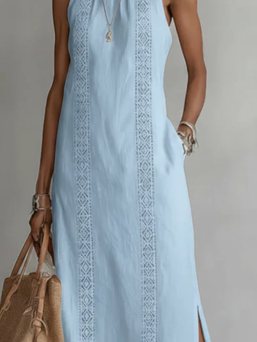 Jimena Relaxed Embroidered Midi Dress NWOT | 2 sizes available (M and L)